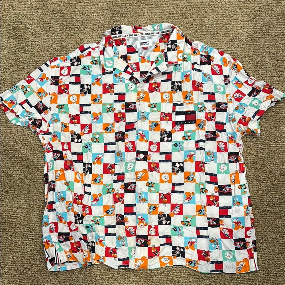 Space Jam Tommy Jeans Multicolor Character Shirt XL